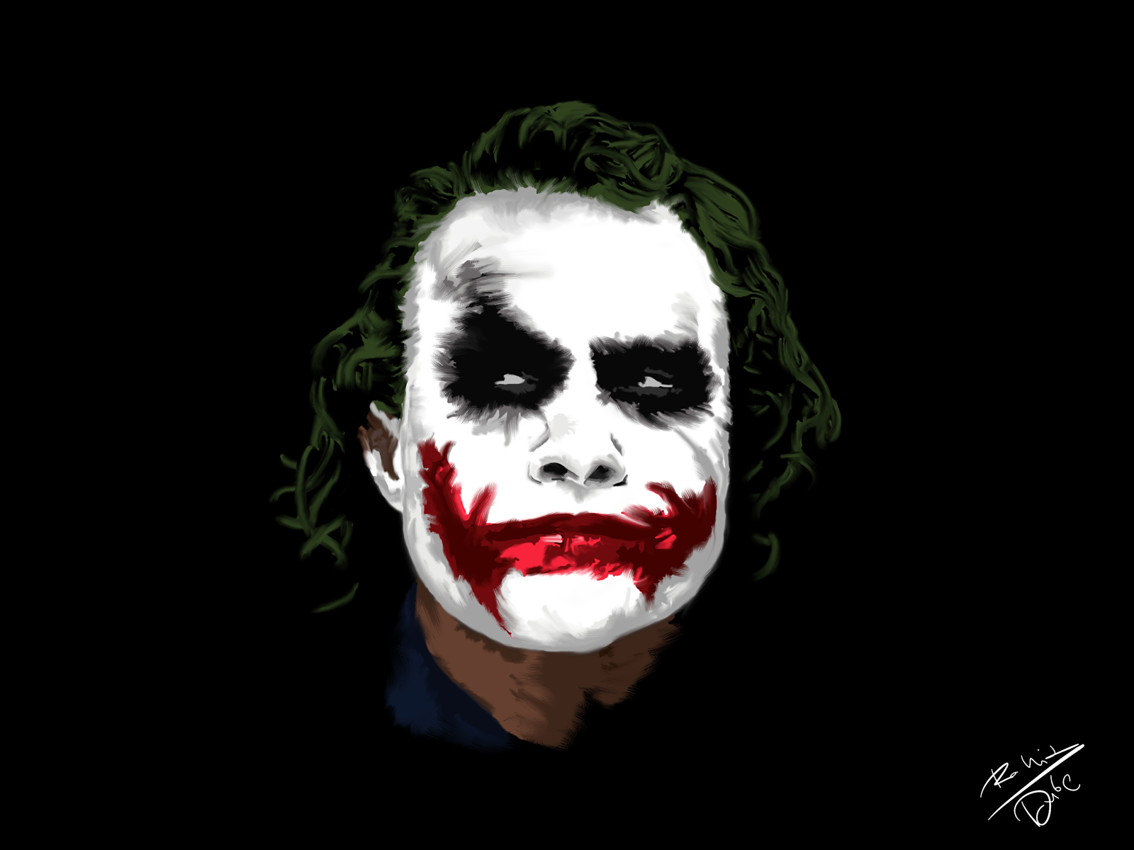 Joker (Heath Ledger) by Rohit Dubey on Dribbble