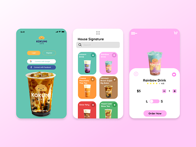 UI UX Kokumi drink drinks kokumi mobile app design mobile ui ui design uiux ux design