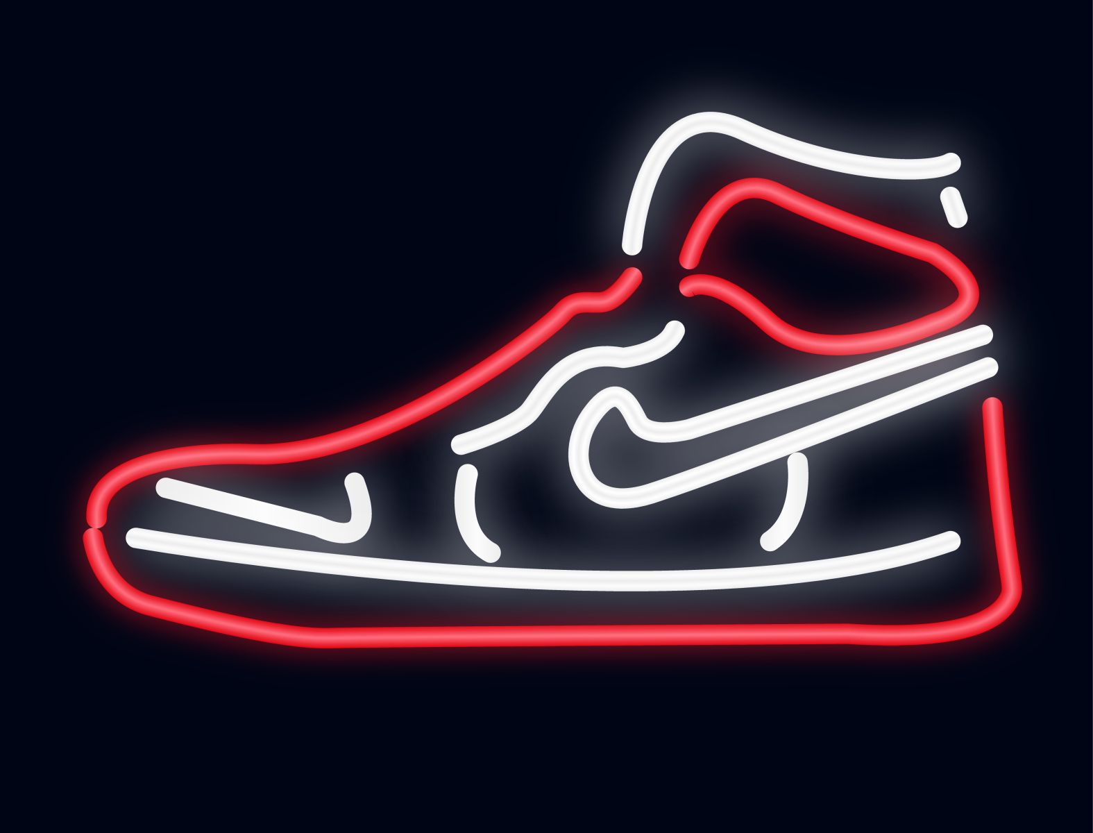Neon Shoe by i Suck at Design on Dribbble