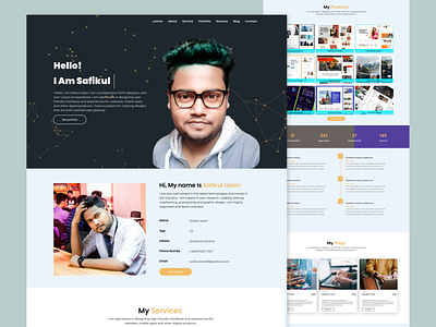 UI designer portfolio website Safikul Islam
