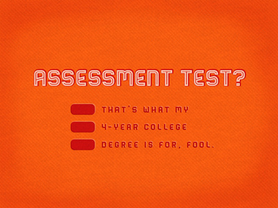 Assessment Test