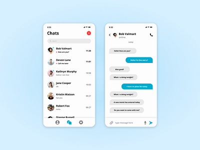 Direct Messaging / Daily UI #013