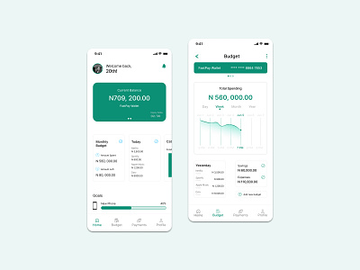 FastPay - A financial management app app design ui uiux uidesign uxdesign ux web