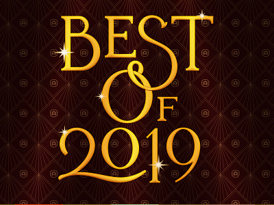 Best Of 2019 artdeco lettering menu pattern type design typography