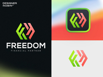 F+F logo 3d animation app branding colorful graphic design illustration logo motion graphics typography ui