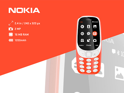 Nokia 3310 branding brush design graphic illustrator logo logotype ox photoshop xo