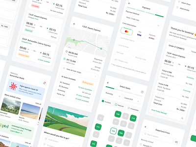 Pakistan Railways | Redesign android android app app design figma minimal pakistan pakistan railways rebranding redesign ui ui design ui ux ux ux design