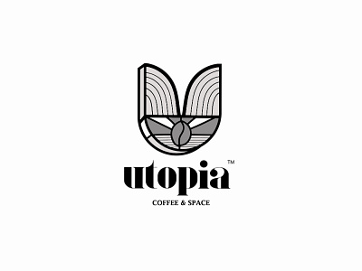 Brand identity for Utopia Coffee & Space, Based in Banjarbaru brand brand design brand identity branding coffee shop coffeeshop logo trademark visual identity