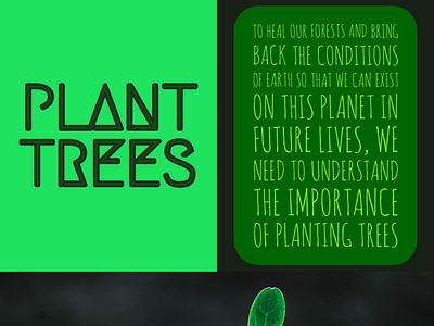 SOCIAL MEDIA POST DESIGN ON PLANT TREES graphic design