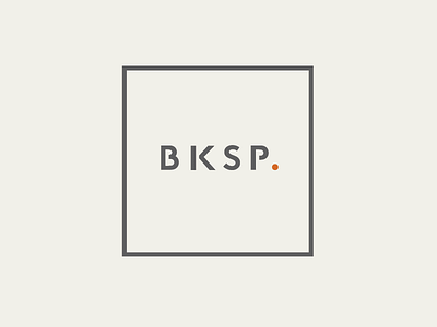 BKSP branding design logo minimal rebrand simplelogo