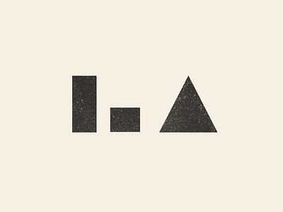 Los Angeles branding geometric identity logo logodesign minimal shapes