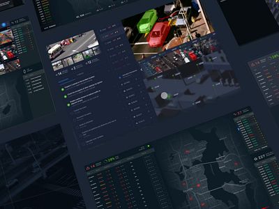 Smart Streets – Find Your Next Green Light animation dashboard data design designer digital interactions interface ui ux