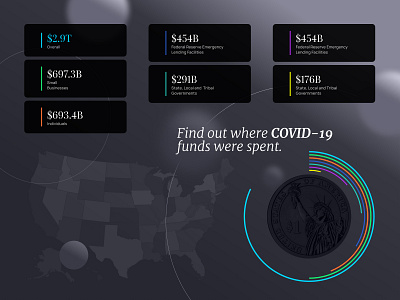 Covid-19 Relief Distribution Interface Dashboard Design