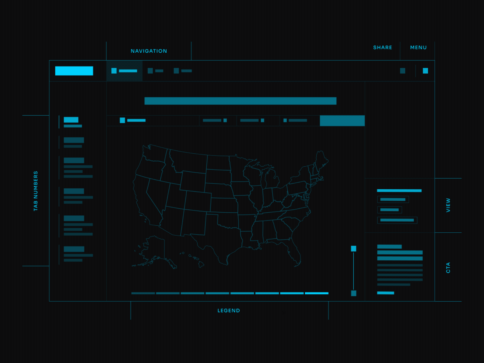 Public Covid Relief Funds U.S Government Map animation dashboard data data visualization design