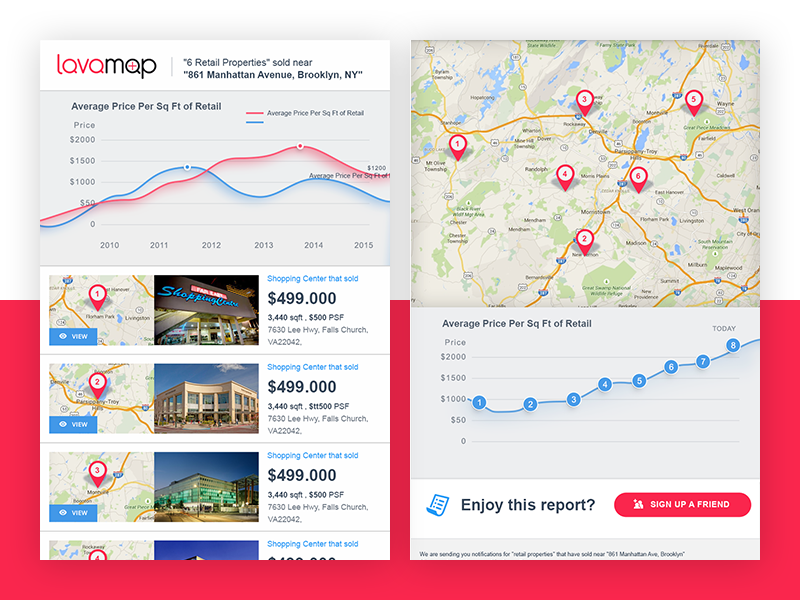 Location Based Real Estate Search by George Railean on Dribbble