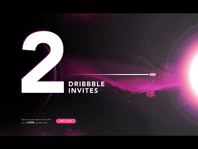 x2 dribbble invites giveaway best giveaway independence day invite portfolio rocket rules space winner