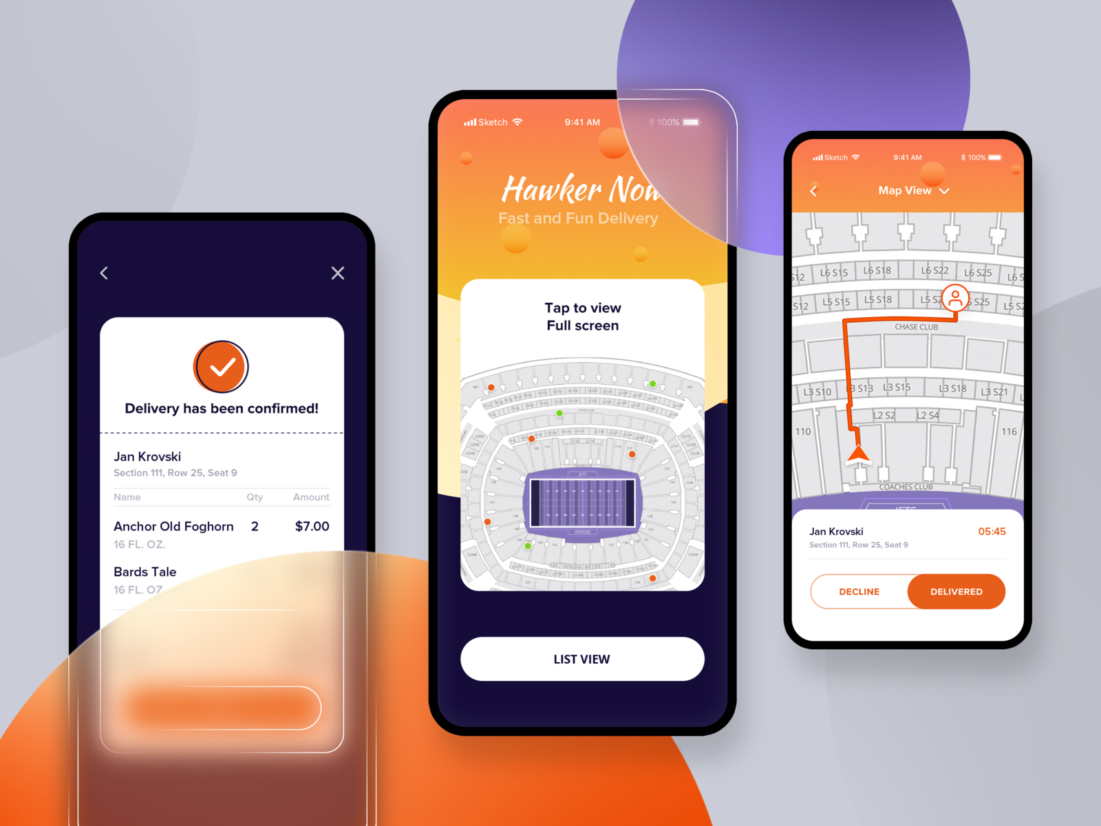 Hawker Beer Delivery App by Railean on Dribbble