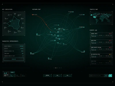 Network Map Traffic Map Data Interface Design connection connectivity dashboard data design flow indicators interaction interconnected interconnectivity interface log map network network map responsive traffic map