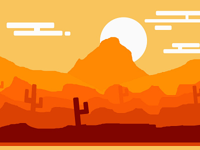 flat desert