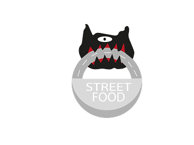 DOG STREET FOOD logo design design flat icon illustration logo vector