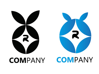 logo animal or fruit design flat icon illustration logo vector