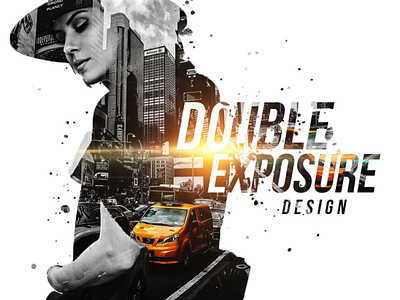 Double Exposure branding design doubleexposure free newbie photoshop