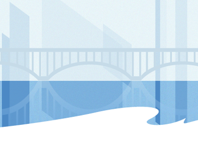 Stylized Bridge Illustration banner bridge illustration