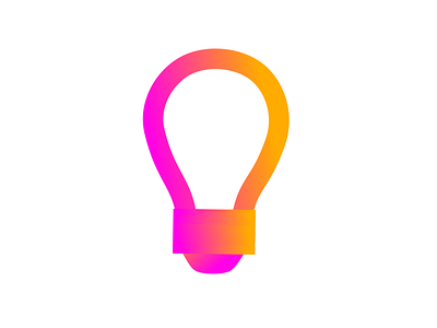 Bombilla creative design icon idea illustration light light bulb logo minimal vector