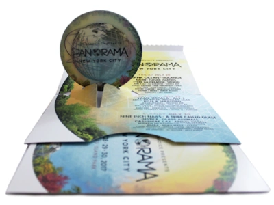 Panorama Music Festival festival print design ticketing