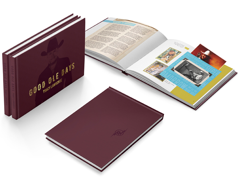 Tracy Lawrence: Good Ole Days print design album packaging