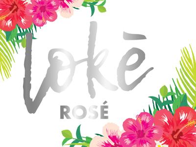 Lokē Rosé branding design packaging