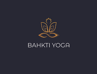 yoga LOGO branding design flat icon lettering logo logo design lettering minimal typography vector