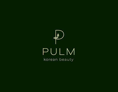 pulm cosmetic logo beauty logo beauty product branding cosmetic logo cosmetics creative logo design flat icon logo logo design lettering logodesigner logodesignersclub minimal minimalist logo nature nature logo