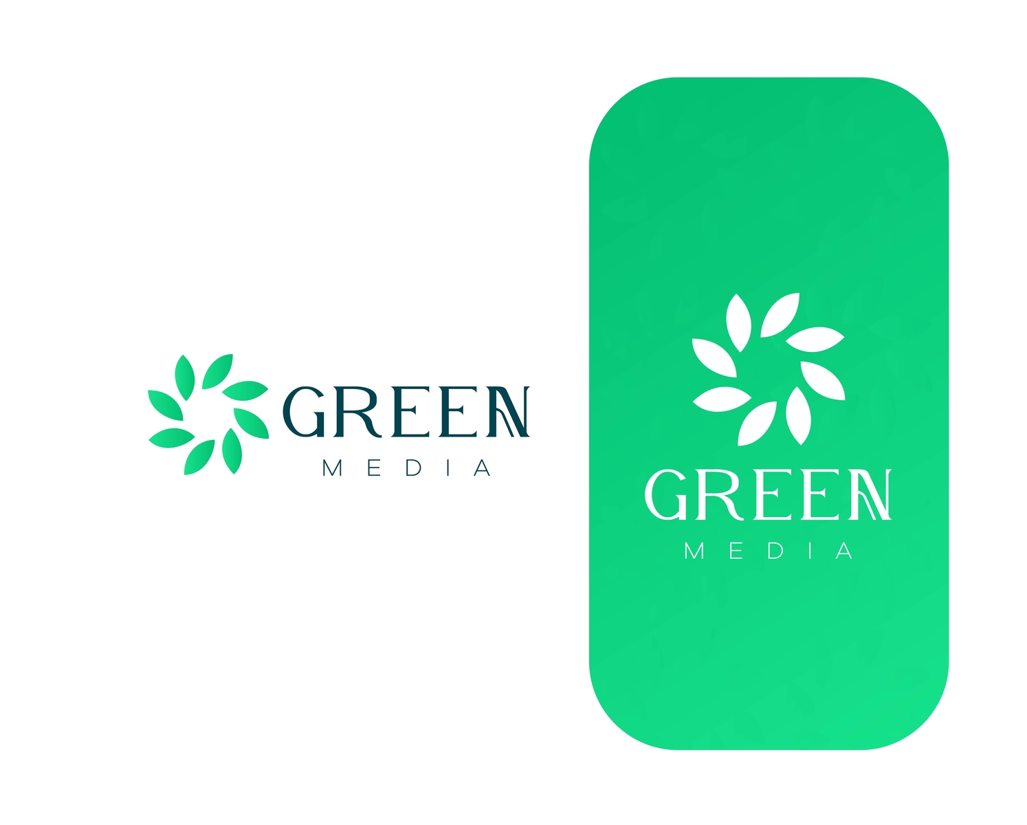 Green Media Logo By Farjana Bithi On Dribbble