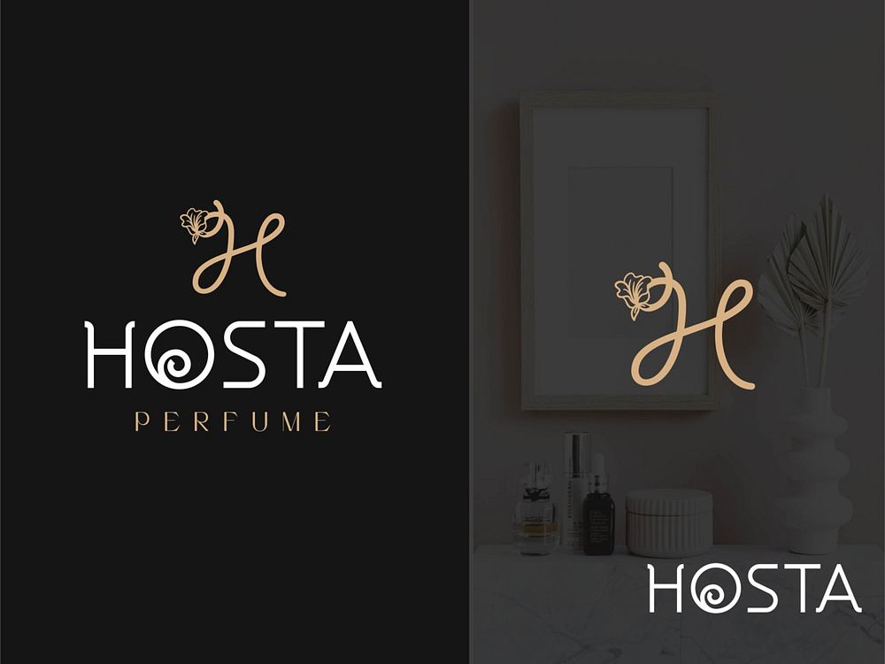 Hosta Perfume Logo By Farjana Bithi On Dribbble