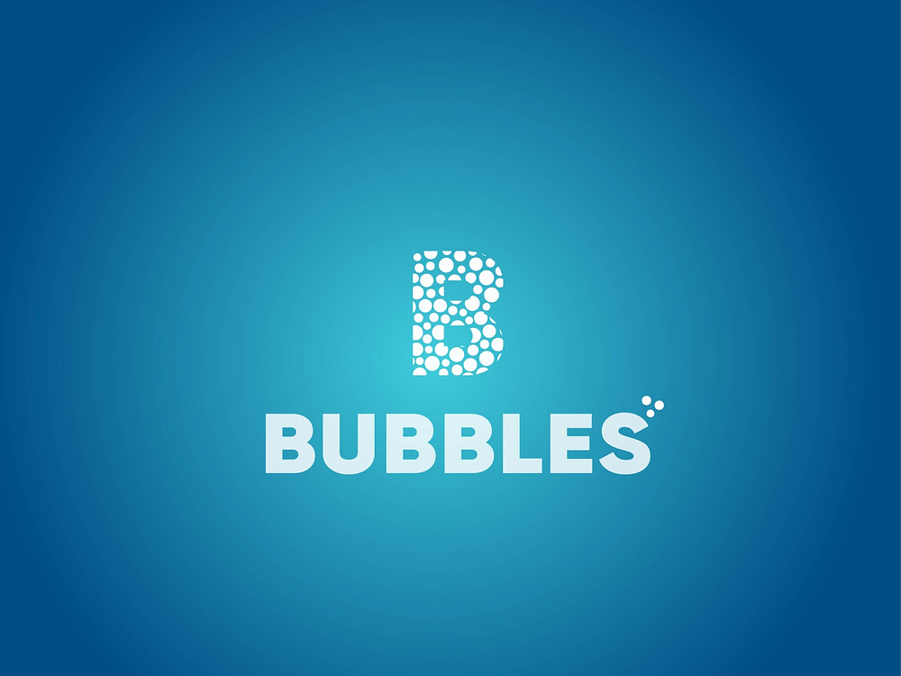 BUBBLES LOGO by Farjana bithi on Dribbble