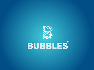 BUBBLES LOGO branding design icon illustration logo logo design lettering minimal typography vector