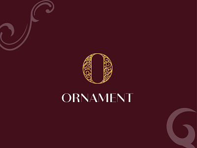 ornament beautylogo branding clean cosmeticslogo design icon jewelrylogo logo logo design lettering luxurylogo minimal typography