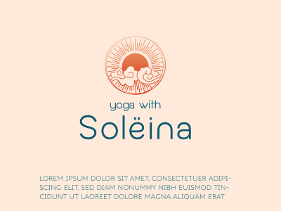 YOGA WITH SOLEINA beauty logo branding clean cosmeticlogo design flat graphic design gtaphicdesigner icon illustration lettering logo logo design lettering logo logodesigner logodesigner luxury brand minimal typography vector yogalogo