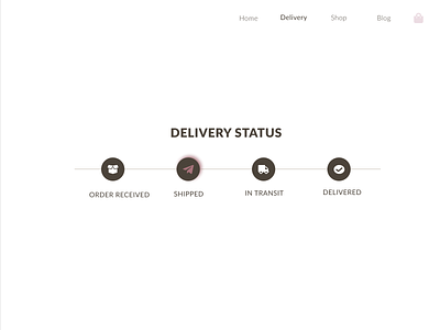 Delivery - Track your order animation branding design ecommerce design icon illustration ui ux vector web website design