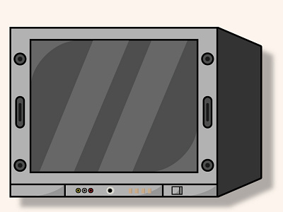 My ChildHood Friend flat design friend graphic design retro tv