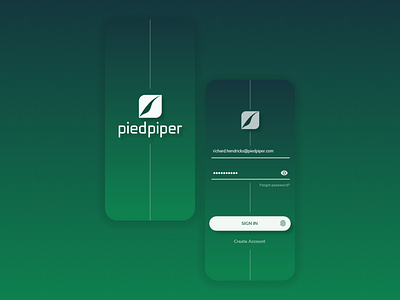 Pied Piper Sign-in Concept