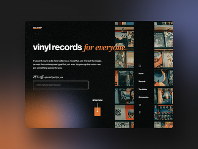 #Exploration - Vinyl Record Store Website