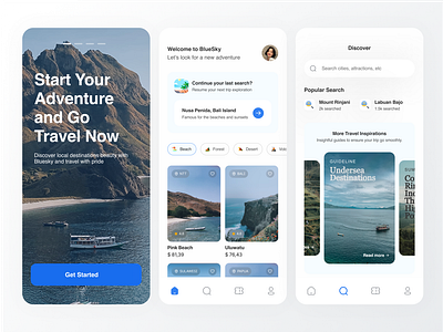 BlueSky - Travel Mobile App 🏖