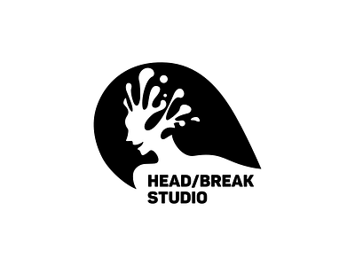 Head|break Studio logo branding logo