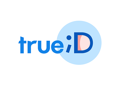 TrueID logo play branding logo