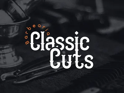 Barbearia ClassicCuts barbearia barbershop branding design logo logo design logodesign minimal visual identity