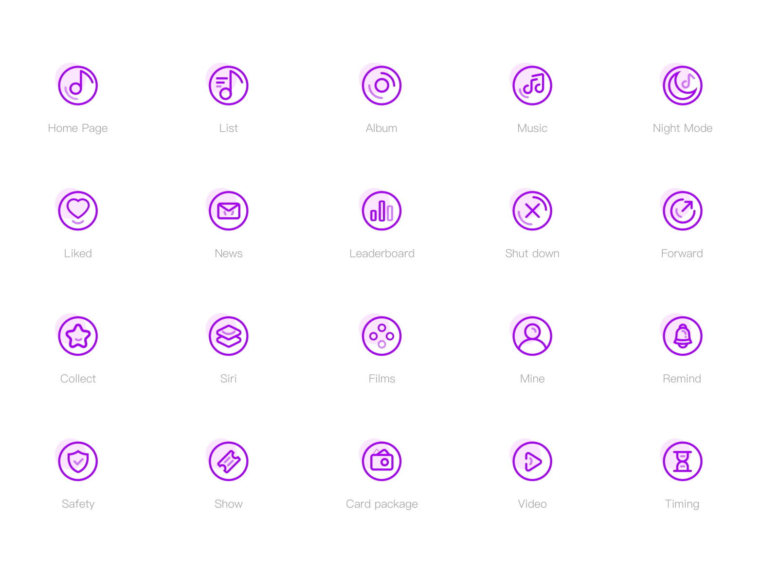 Female Music Icon by Bluck on Dribbble
