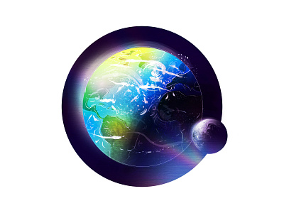 Earth Sticker