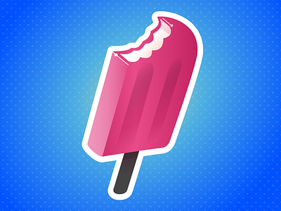 Dribbble | Sweet crave dribbble drool pink popsicle sticker summer vibes